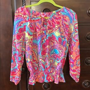 Lily Pulitzer silk blouse